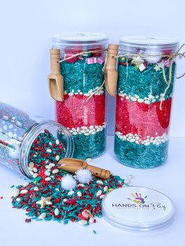 CHRISTMAS POUR & SEEK SENSORY BASE